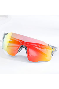 Transparent Gray And Black Frame Orange-Red Film (With Inner Ring)