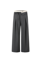 Striped Wrap Trousers