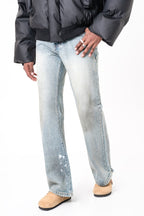 Vintage Distressed Straight Jeans - EU Only