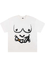 Graffiti Print Crewneck Tee