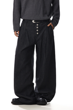 Five Button Pleated Pants