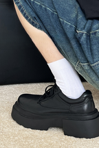 Chunky Platform Derby Shoes