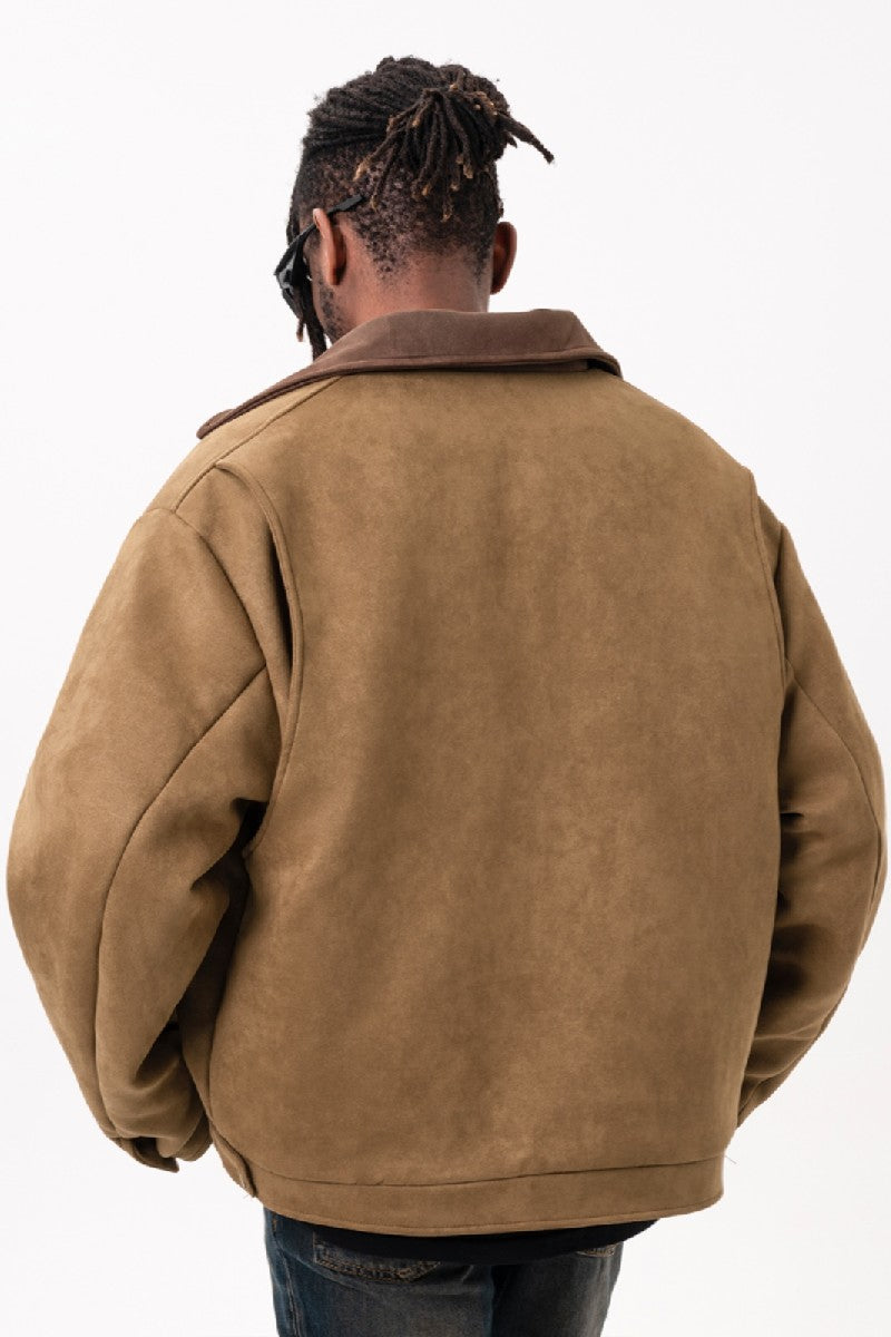 Suede Pilot Jacket