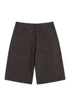 Vintage Plaid Embroidered Shorts