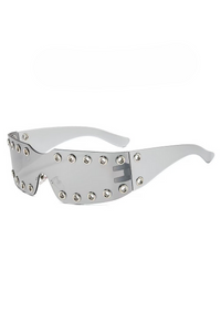 Silver Frame With White Accents