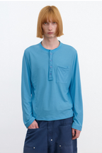 Pocket Henley Long Sleeve