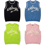 Logo Knit Vest Sweater