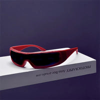 Red Frame Black Lens