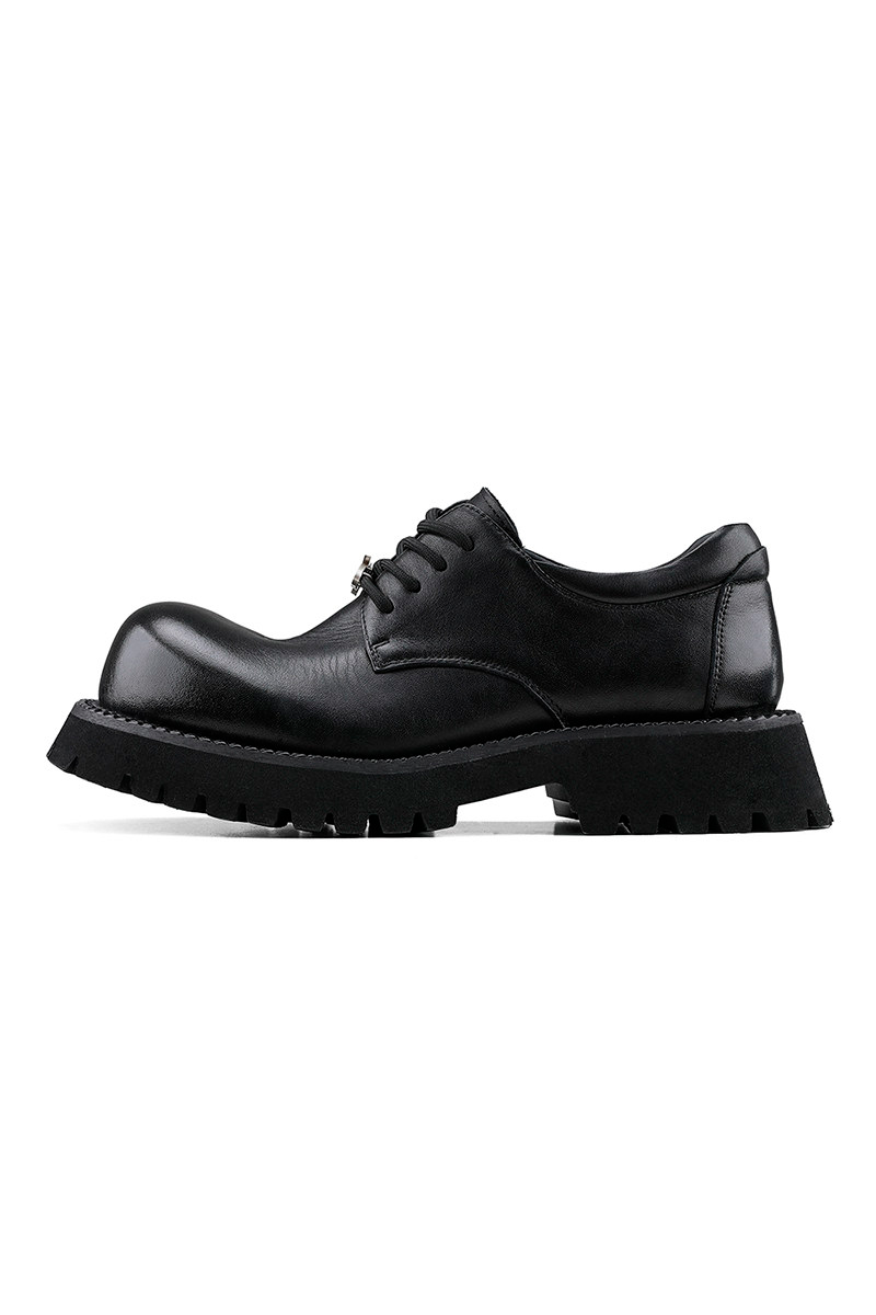 Chunky Leather Derby Shoes
