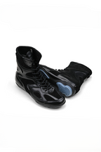 Paneled High Top Boxing Boots