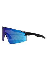3 Lenses Black Frame Blue Lenses