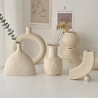 Nordic Style Abstract Flower Vase