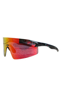 3 Lenses Black Flower Frame