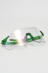 C7 Transparent Green Frame Colorful Purple Color Change