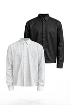Waxed Cotton Long Sleeve Shirt