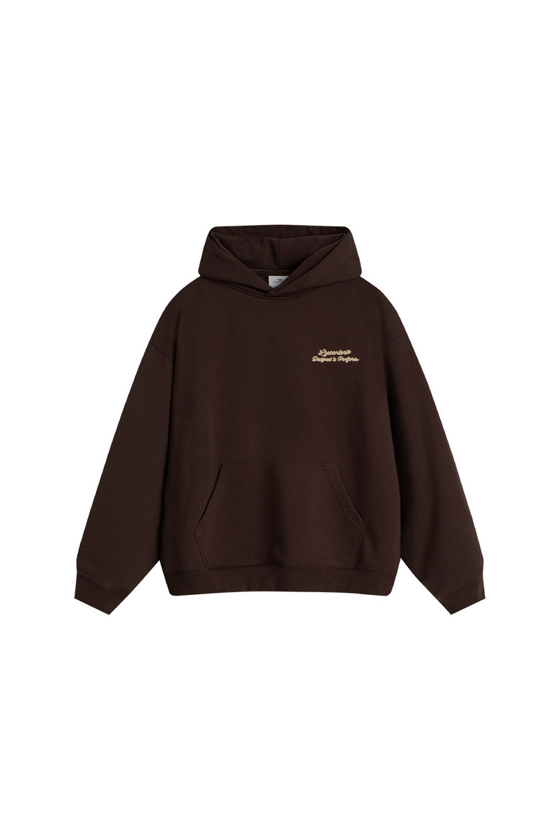Chain Stitch Graphic Hoodie