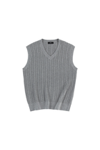 Cable Knit Sweater Vest