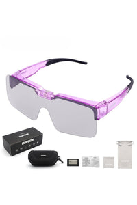 Pink And Purple Frame - Transparent Color Change (Day And Night Use)