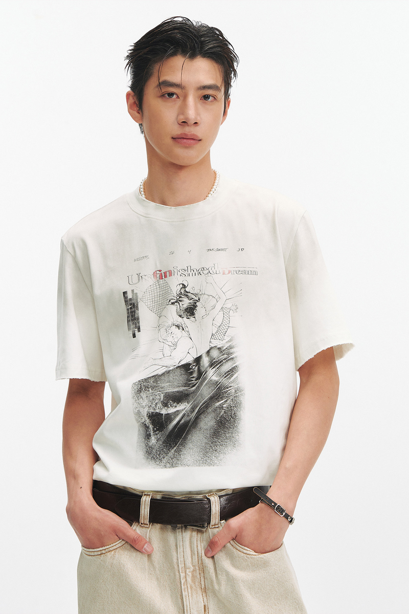 Distressed Graphic T-Shirt