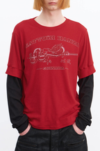 Layered Graphic Long Sleeve Tee