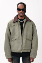 Suede Pilot Jacket