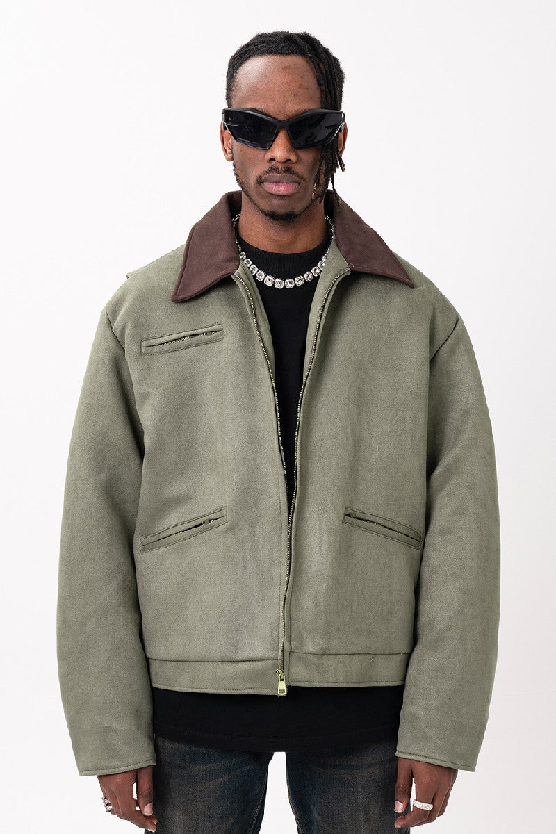 Suede Pilot Jacket