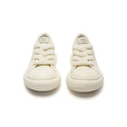 Canvas Low White Sneakers