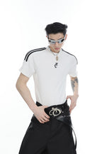 Striped Logo Tee