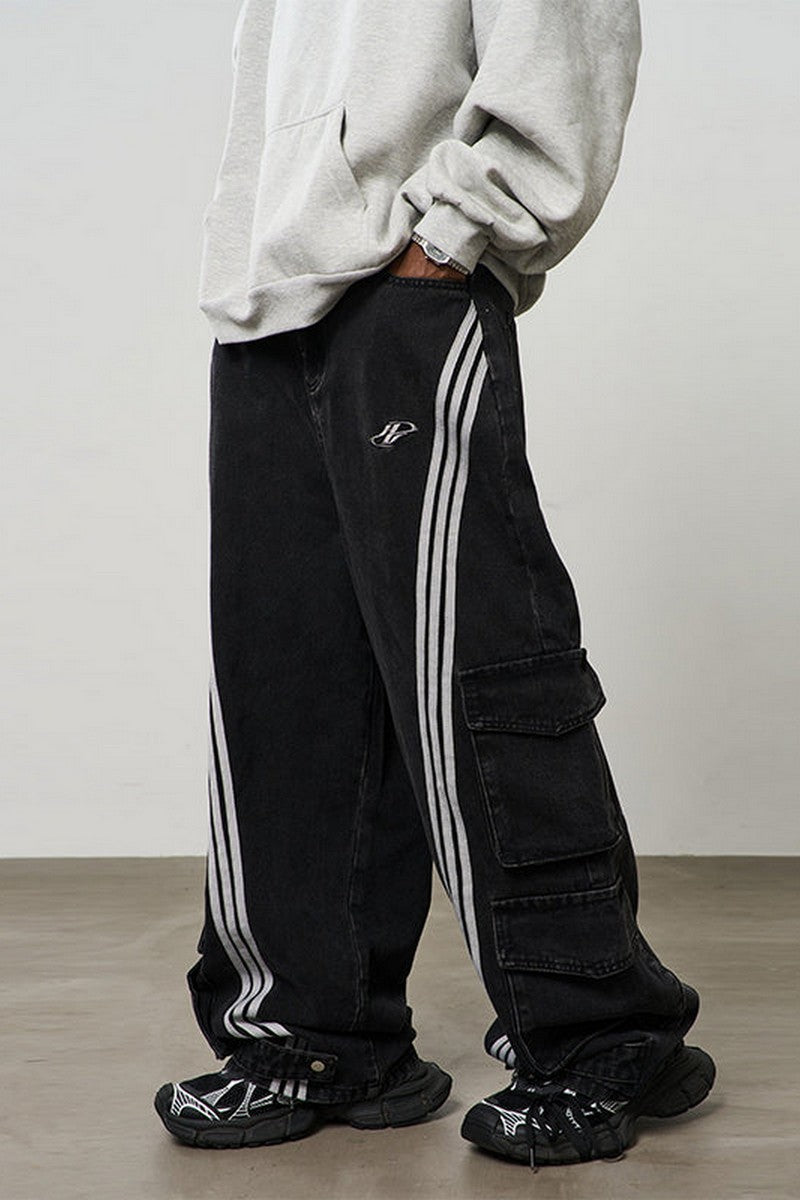 Functional Pockets Loose Jeans - EU Only