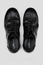 Washed Horsehide Trainer Sneakers