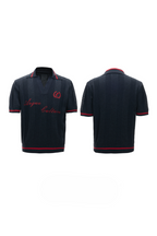 Mesh Panel Polo Shirt