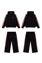 Patchwork Hoodie Set