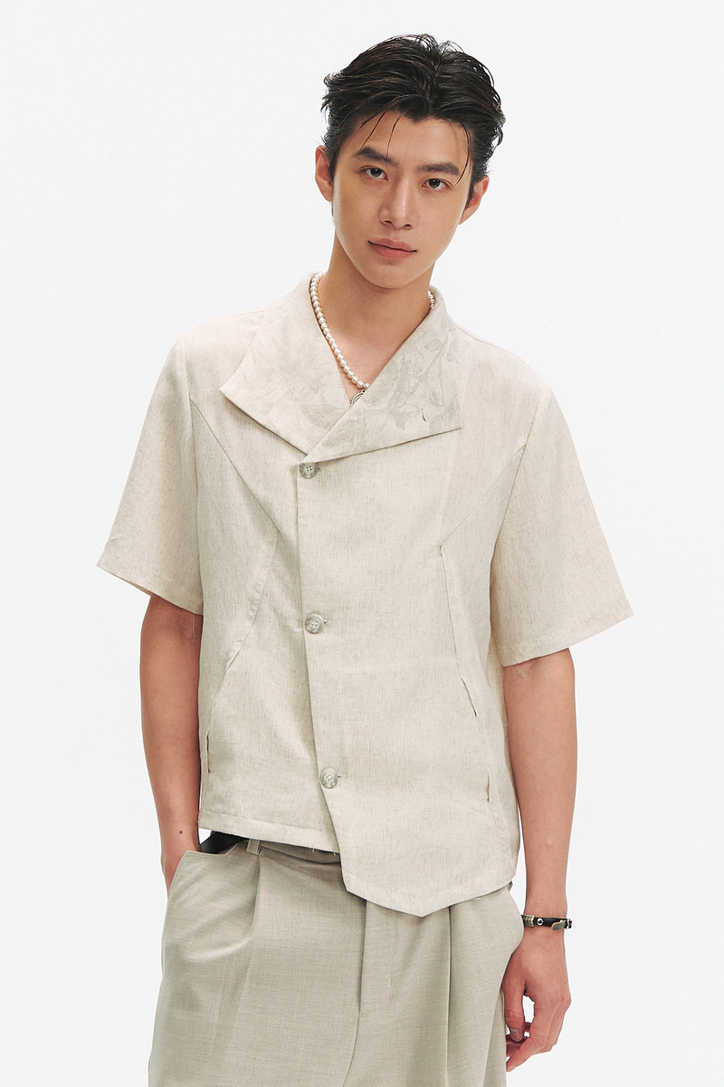 Jacquard Deconstructed Shirt