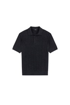 Jacquard Knit Polo Shirt