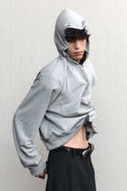 Sculpted Wire Shoulder Hoodie