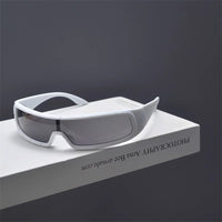 White Frame Black Lens