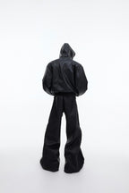 PU Leather Oversized Jacket