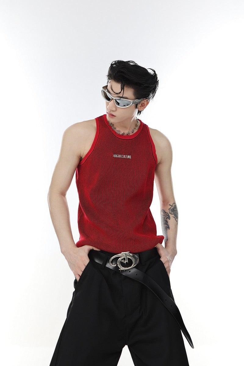 Knitted Vest Tee