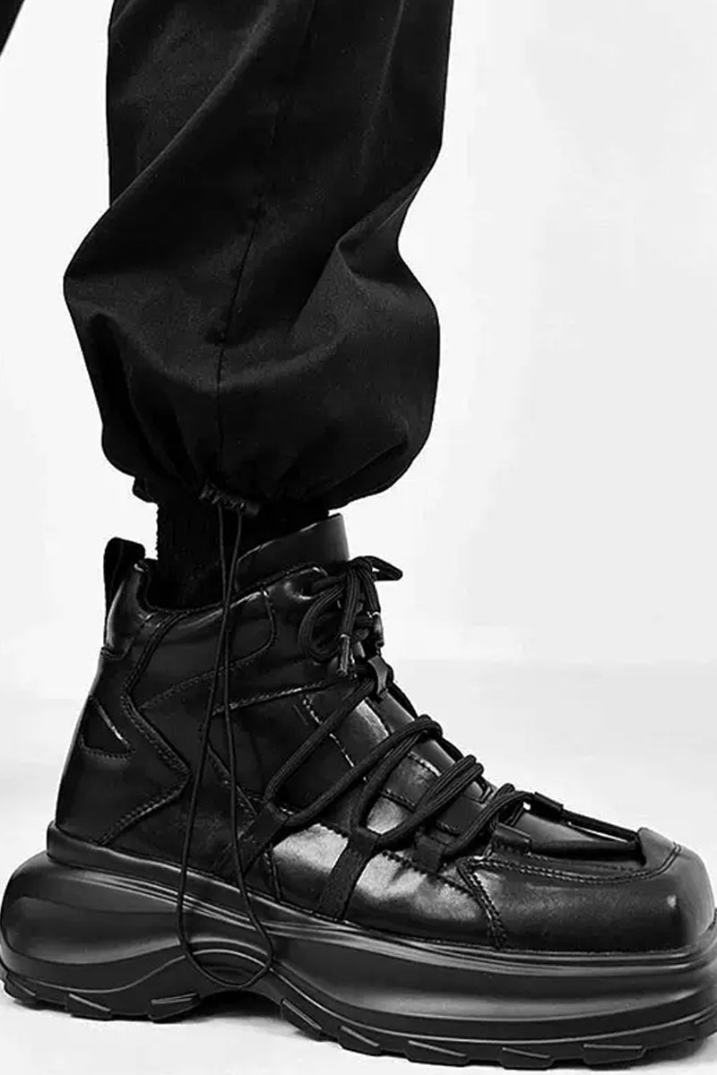 Leather Chunky Martin Boots - EU Only