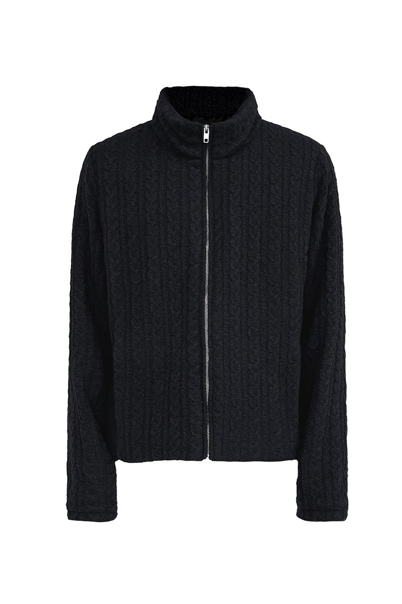 Cable Knit Down Jacket
