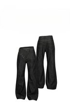 Deconstructed Raw Denim Jeans