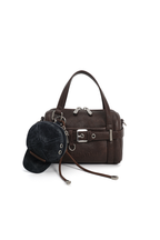 Leather Moto Pillow Bag