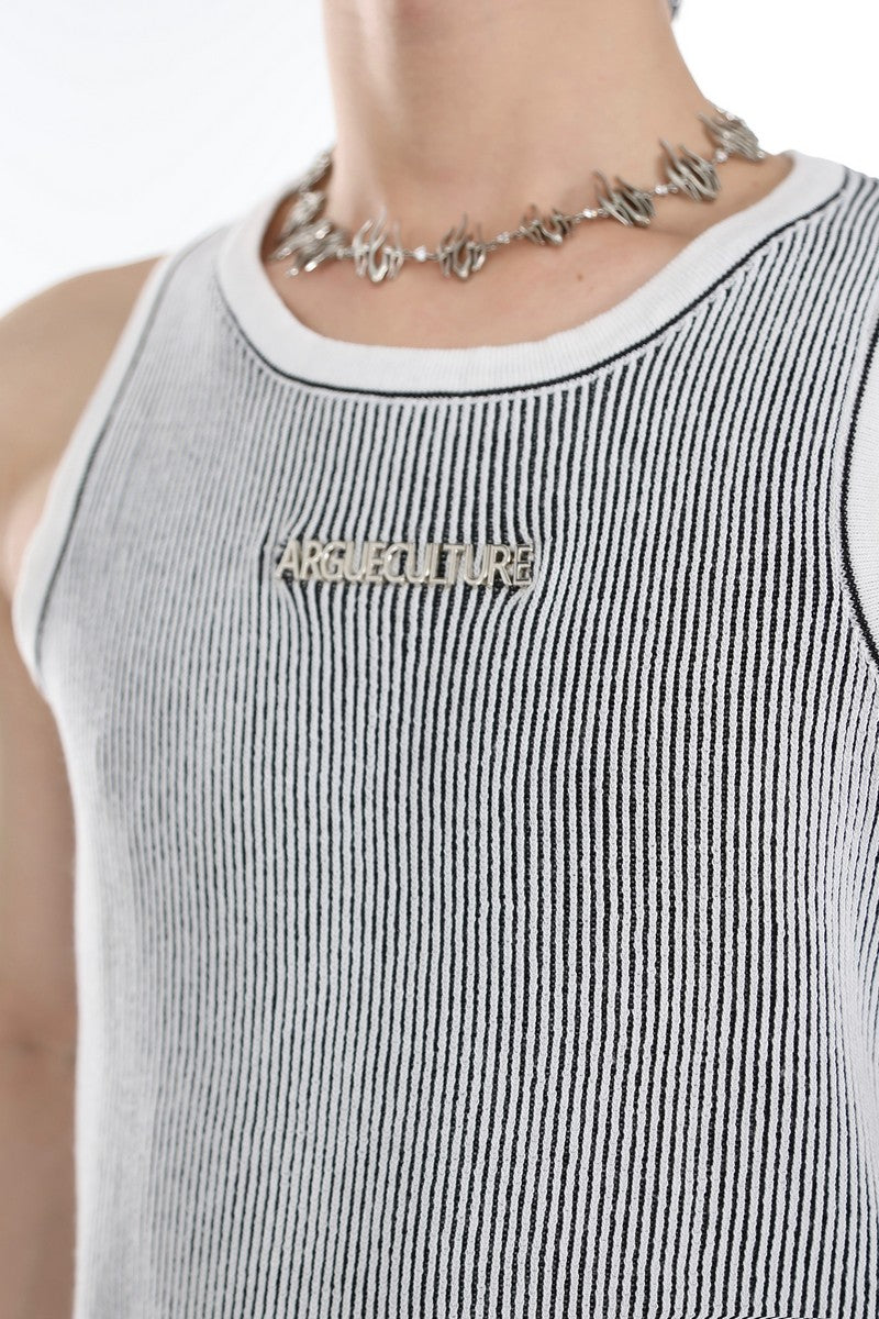 Knitted Vest Tee