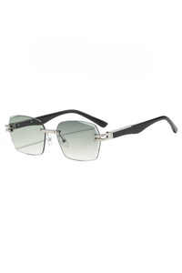 Silver Frame Double Green Sheet