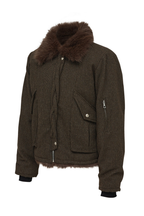 Fur Collar Wool Jacket