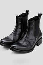 Pointed Platform Chelsea Boots