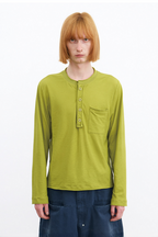 Pocket Henley Long Sleeve