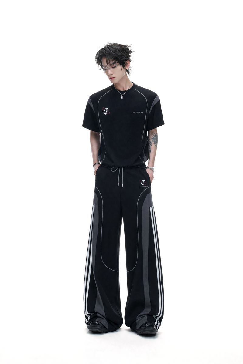Contrast Stitch Trackpants