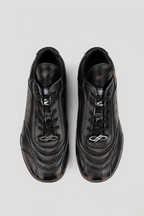 Retro Leather Racing Sneakers