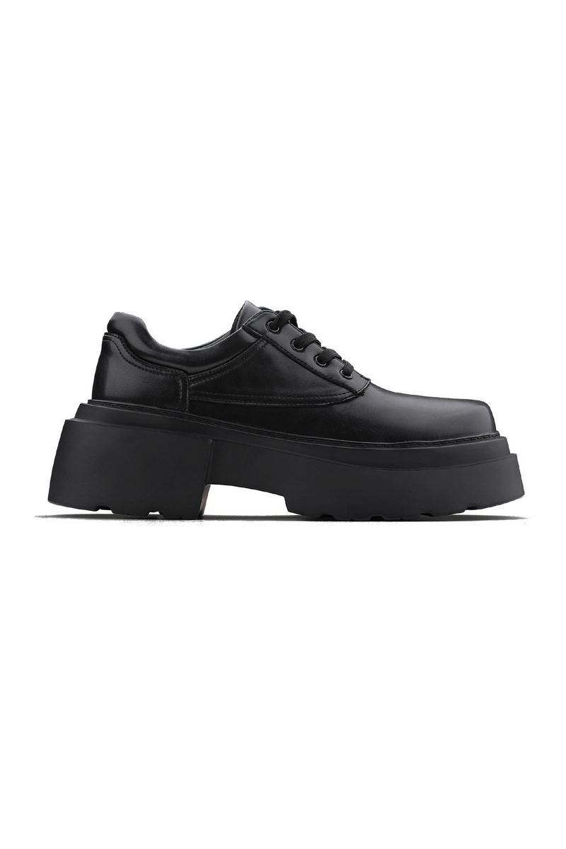 Chunky Platform Derby Shoes